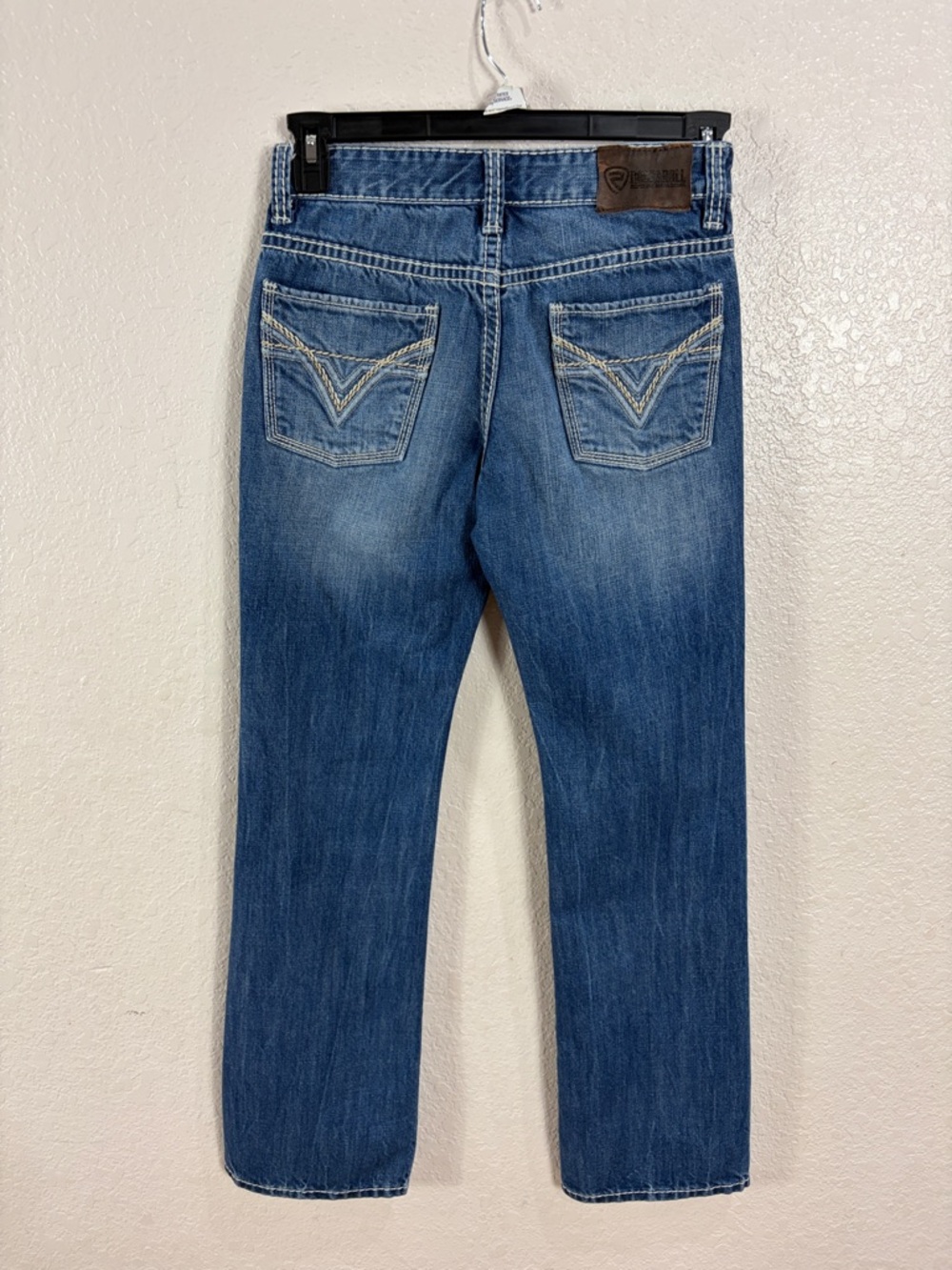 ROCK&ROLL ,Kinds Blue Denim Jeans - Regular Fit Boot Cot,Size 18R.